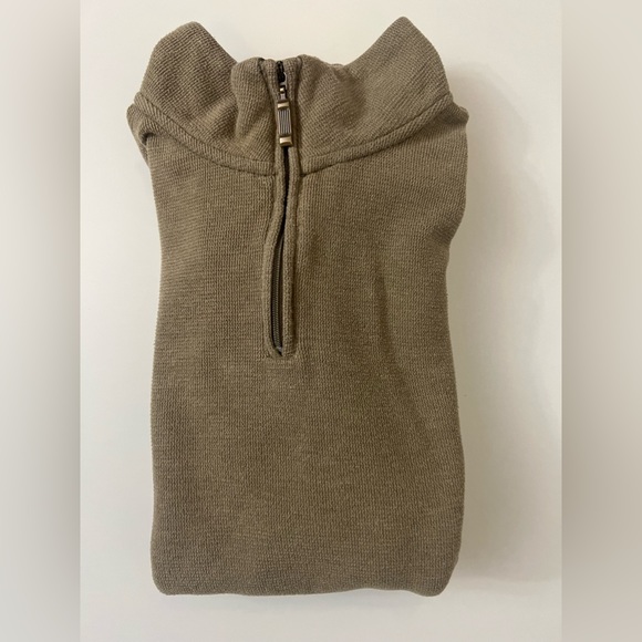 Structure 1/4 zip sweater for men - Picture 4 of 4